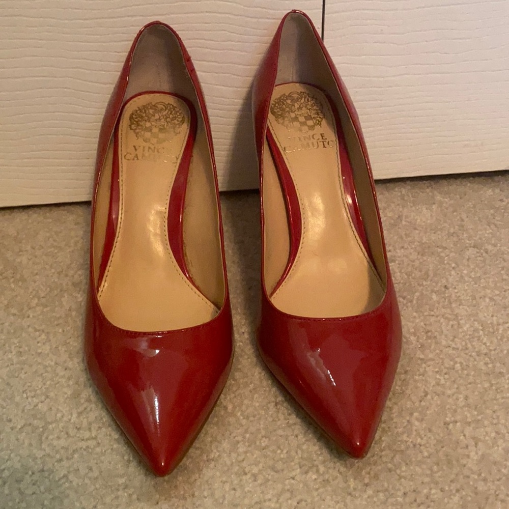 Vince Camuto red heels